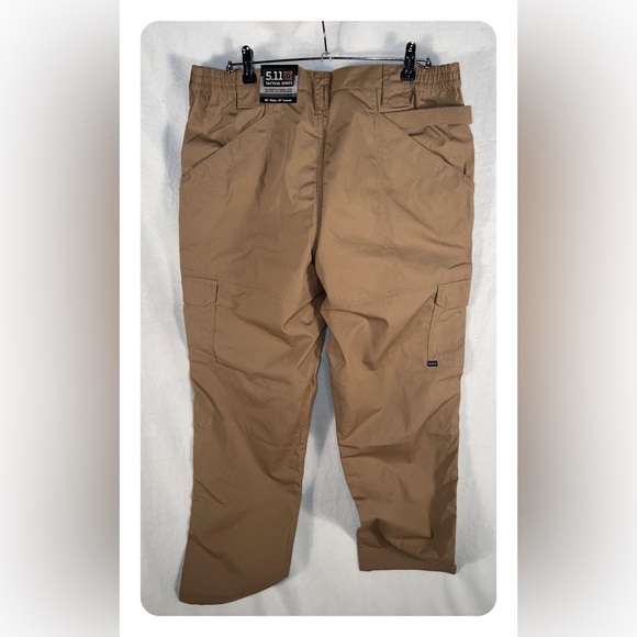 5.11 Tactical Pro series Pants. Tan in color. Size 38 waist 34 inseam - Picture 3 of 11